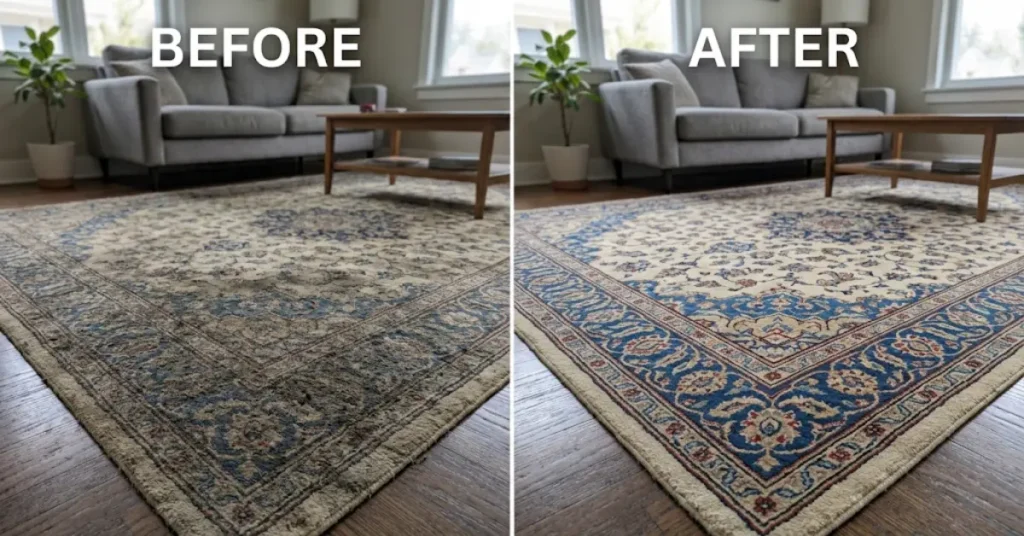 Carpet Cleaning In Michigan - Before and After Results